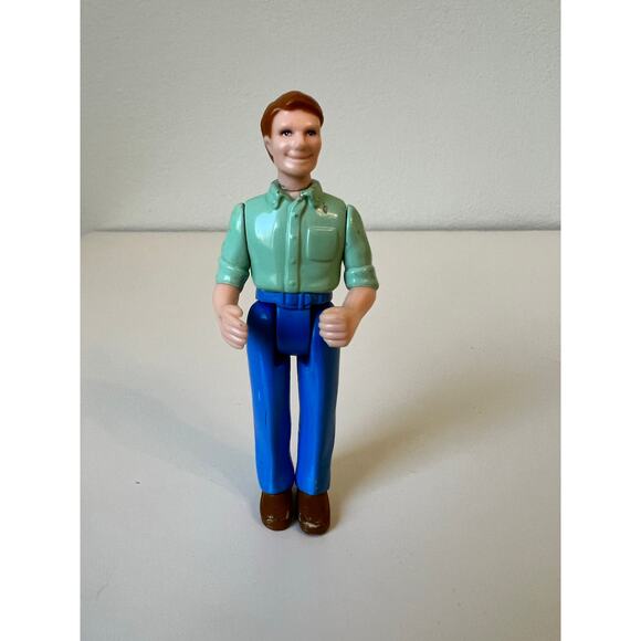 Sweet Streets School Bus Vintage Loving Family Dollhouse Toy W Driver or Dad - Picture 7 of 12